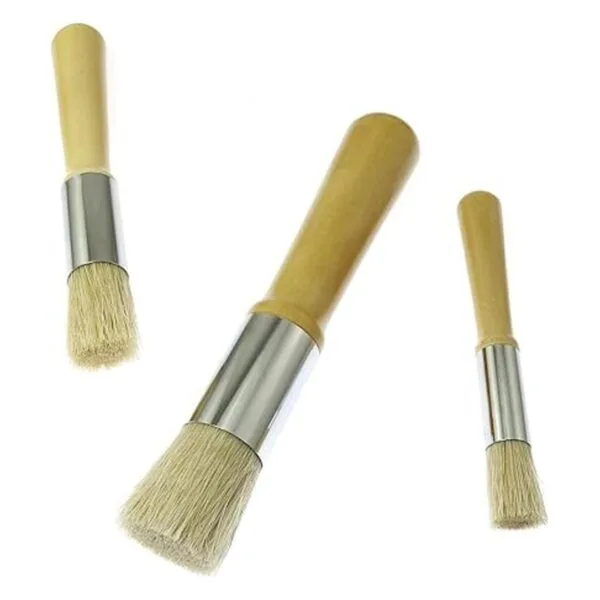 BLLNDX Pinceles de madera para plantilla de cerdo 3_3