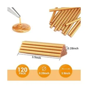 Gartful 120 barras de pegamento caliente doradas barras_2