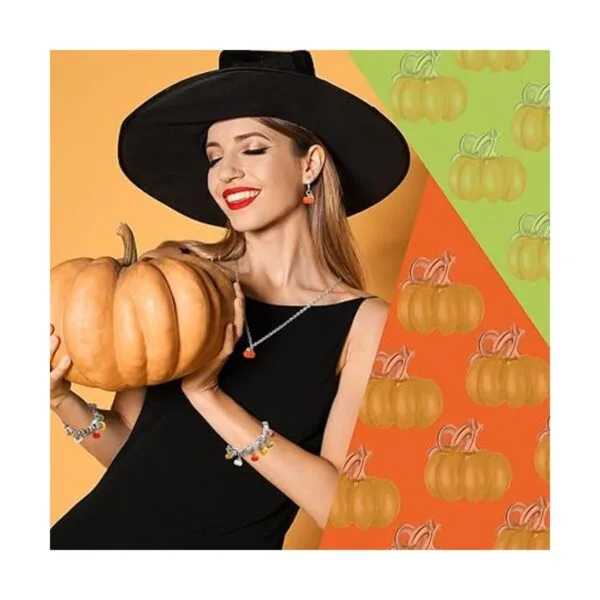 27 dijes de calabaza de Acción de Gracias colgante de_2