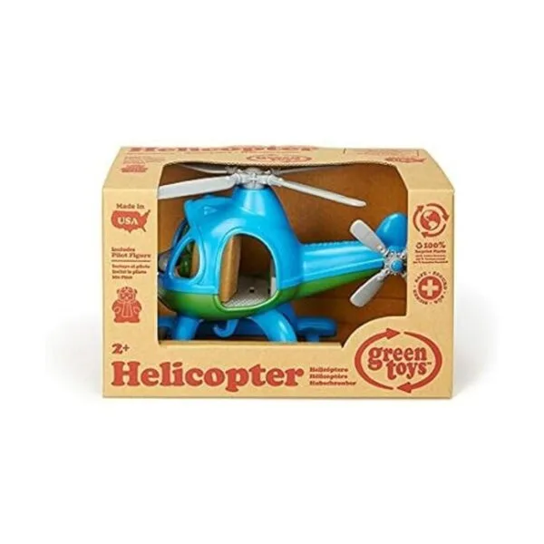 Helicóptero Green Toys azulverde_3