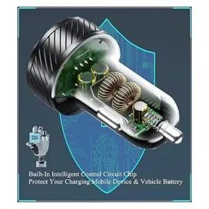 BARCOVAN Cargador de coche adaptador de cargador de coche_6