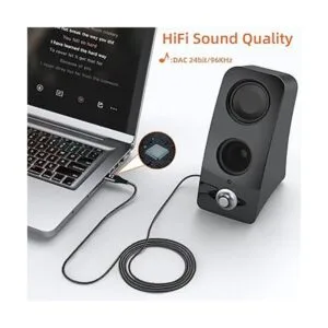 Adaptador de conector de audio TRS de 10 pies a 0.138 in_3