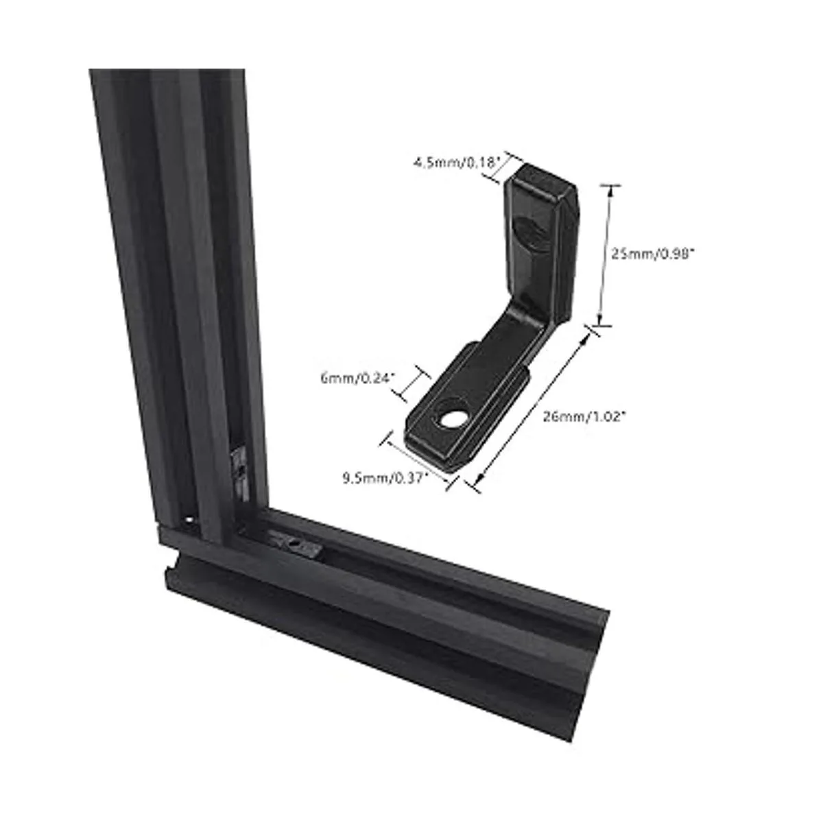 Juego de 20 unidades de 20 piezas de ranura interior en_2