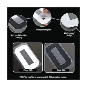 48 piezas de 5 pulgadas con números de transferencia de_4