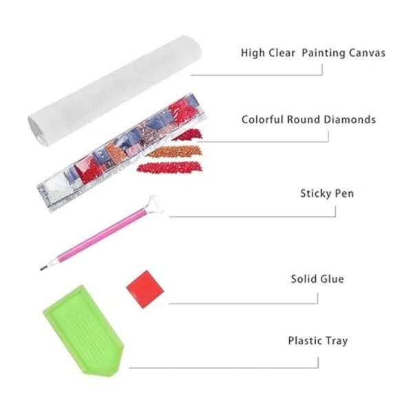 Bysincy Kits de pintura de diamantes 5D para adultos arte_6