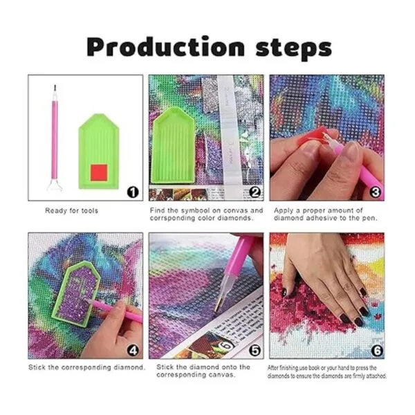 Bysincy Kits de pintura de diamantes 5D para adultos arte_7