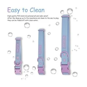 Wolfone Collar impermeable para perro con hebilla de_5