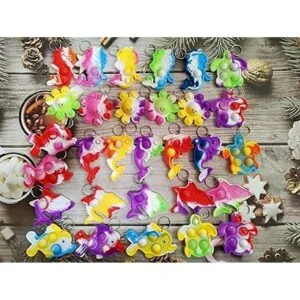 Paquete de 30 divertidos juguetes únicos de burbujas_2