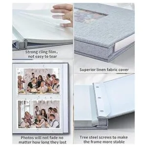 lbum de fotos autoadhesivo para fotos de 4 x 6 a 8 x 10_3