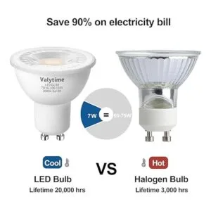 Bombillas LED GU10 de 7 W equivalente a 50 W 60 W75 W_4