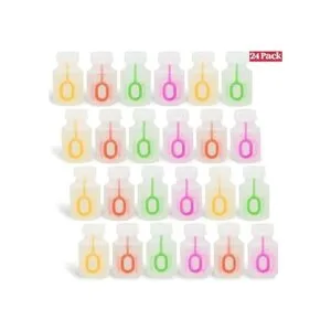 JOYIN Paquete de 24 mini varitas de burbujas surtidas de_2
