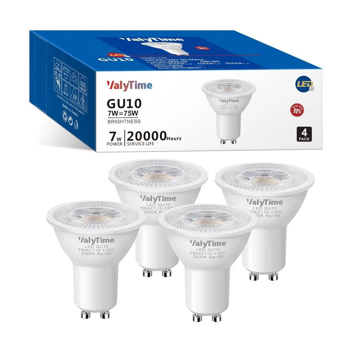 Bombillas LED GU10 de 7 W equivalente a 50 W 60 W75 W_1