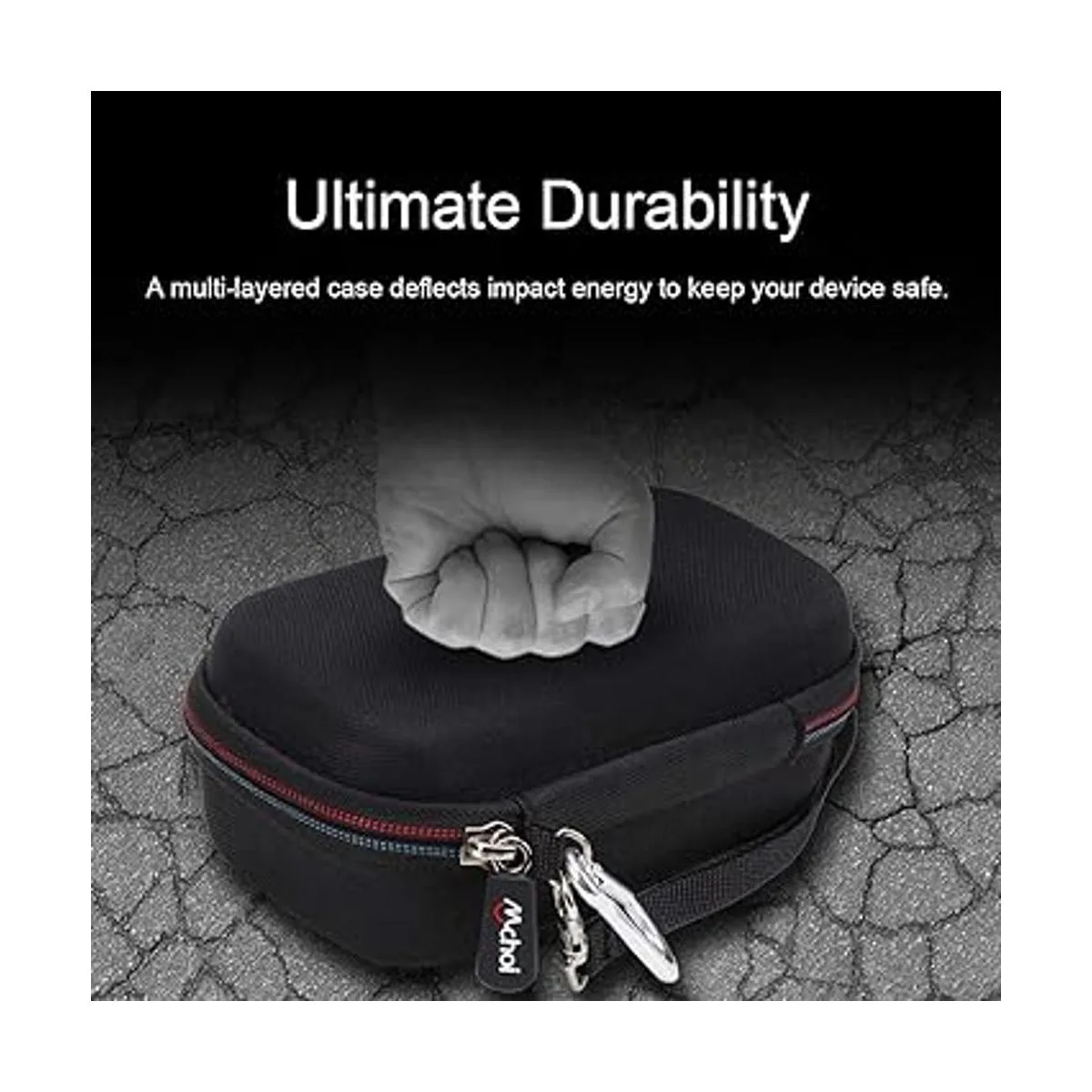 Mchoi Funda rígida portátil compatible con base de lector_4