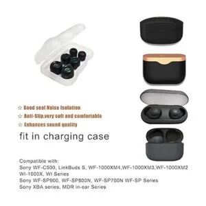 Luckvan Eartips de espuma viscoelástica para Sony_5