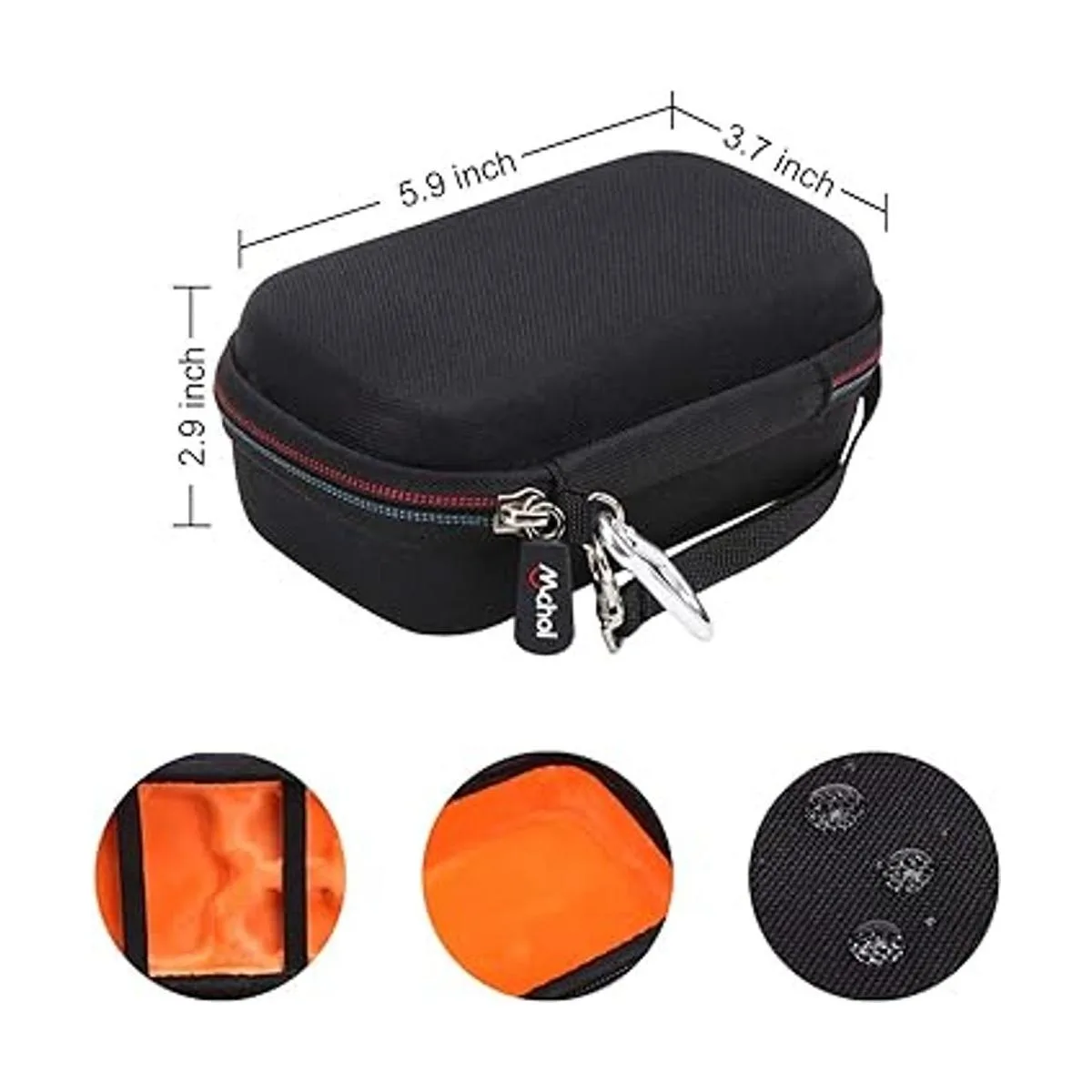 Mchoi Funda rígida portátil compatible con base de lector_6