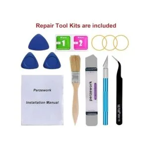 Perzework Repuesto de vidrio trasero OEM para iPhone 12 de_5