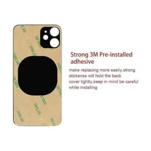 Perzework Repuesto de vidrio trasero OEM para iPhone 12 de_3