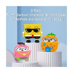 Paquete de 3 Funda divertida para AirPods de 3_2