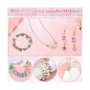 1200 cuentas espaciadoras Rondelle para la fabricación de_5