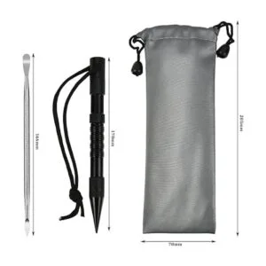 BUYGOO Juego de 14 agujas de cordones de acero inoxidable_6