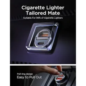 AINOPE Adaptador de cargador de coche USB C de 72 W_5