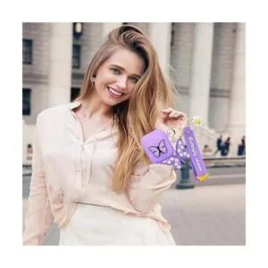 Funda compatible con Airpods de 2 y 1 generación bonita_5