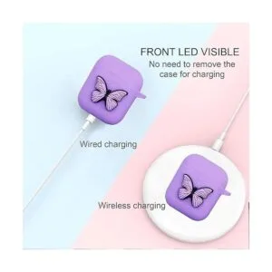 Funda compatible con Airpods de 2 y 1 generación bonita_4