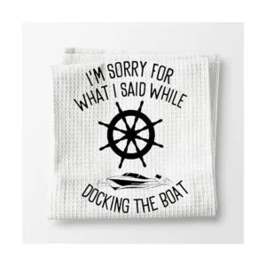 Toalla de baño decorativa con anclaje náutico I Sorry for_6