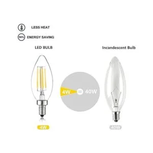 Bombillas LED de candelabro de 12 voltios E12 de 40 vatios_4