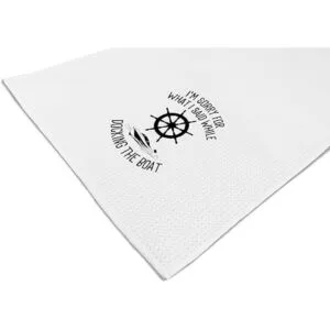 Toalla de baño decorativa con anclaje náutico I Sorry for_5