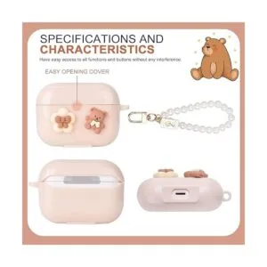 Mainrenka Linda funda kawaii para AirPods Pro para mujeres_3