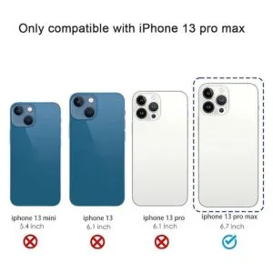 Perzework Reemplazo de vidrio trasero para iPhone 13 Pro_5