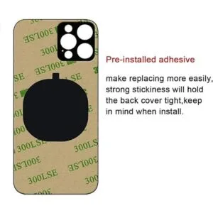 Perzework Reemplazo de vidrio trasero para iPhone 13 Pro_3