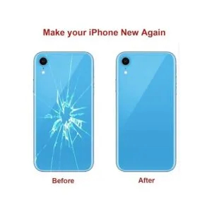 Perzework Reemplazo de vidrio trasero OEM para iPhone XR_4