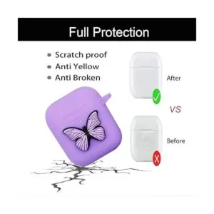 Funda compatible con Airpods de 2 y 1 generación bonita_3