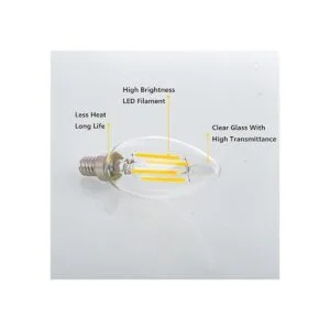 Bombillas LED de candelabro de 12 voltios E12 de 40 vatios_3