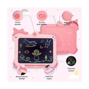 Tableta de escritura LCD para niños tablero de garabatos_2