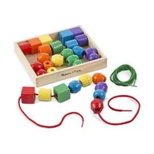 Set de cuentas Melissa Doug con 30 cuentas y 2 cordones_1
