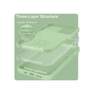 Ktele Compatible con iPhone 14 Pro Max funda de silicona_3