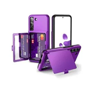 WeLoveCase Funda tipo cartera para Samsung Galaxy S22 con_1