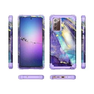 Rancase Funda compatible con Galaxy Note 20 tres capas de_2