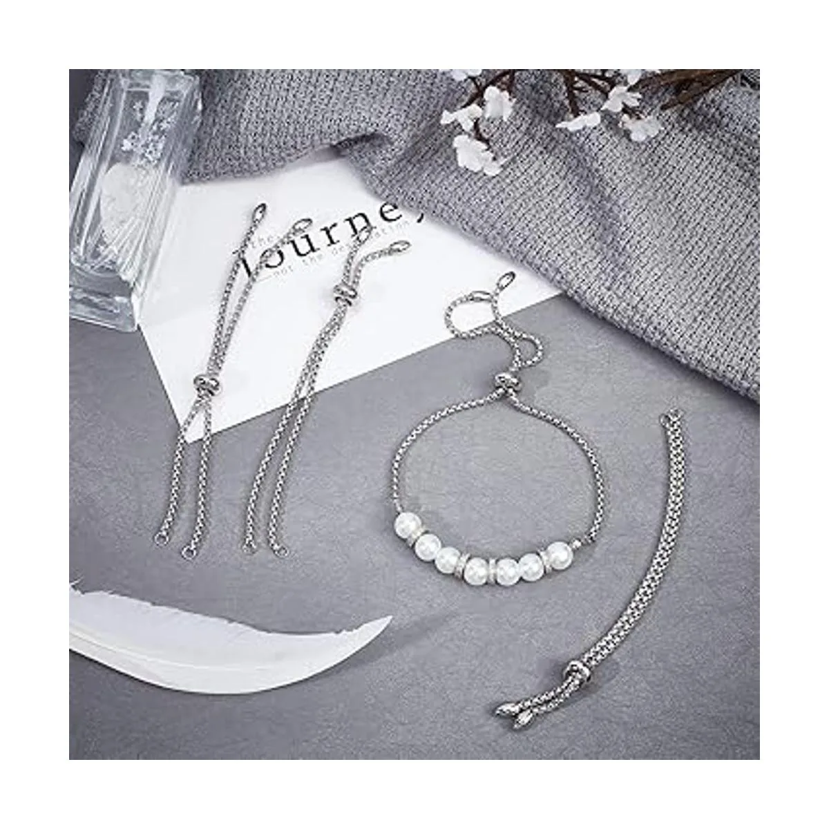 Beebeecraft 1 caja de 10 hebras de cadena deslizante_5