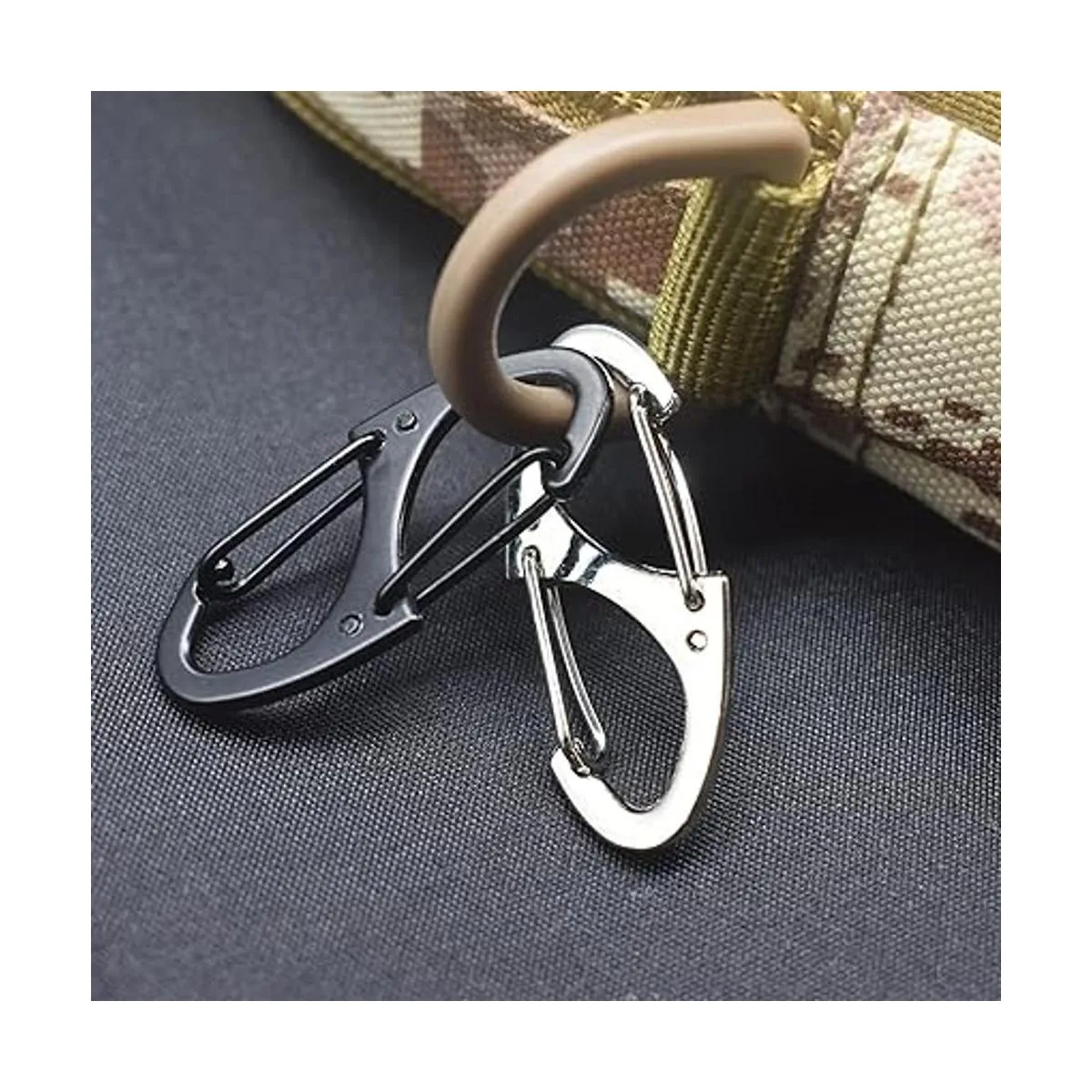 Floyutin Mosquetón pequeño S de 1.56 pulgadas ganchos de_4