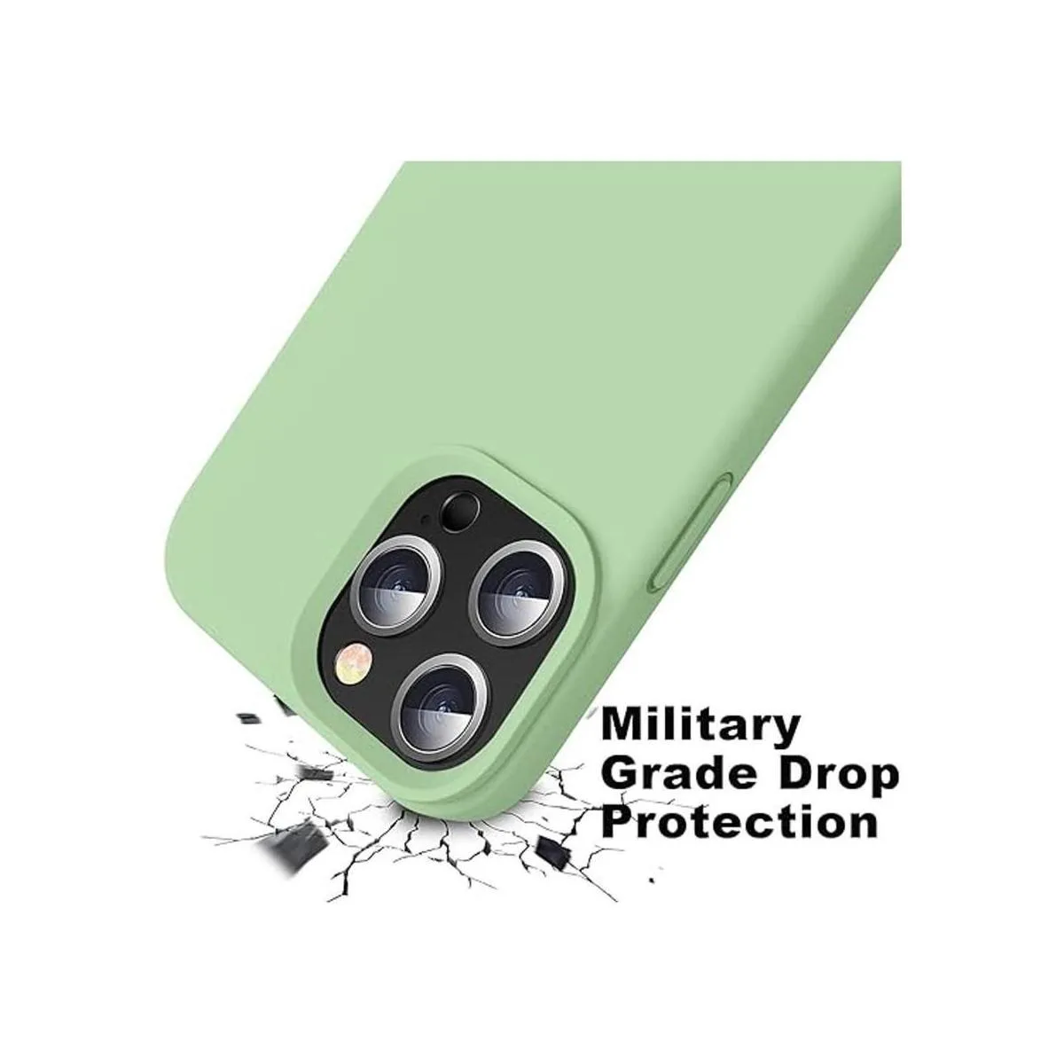 Ktele Compatible con iPhone 14 Pro Max funda de silicona_5