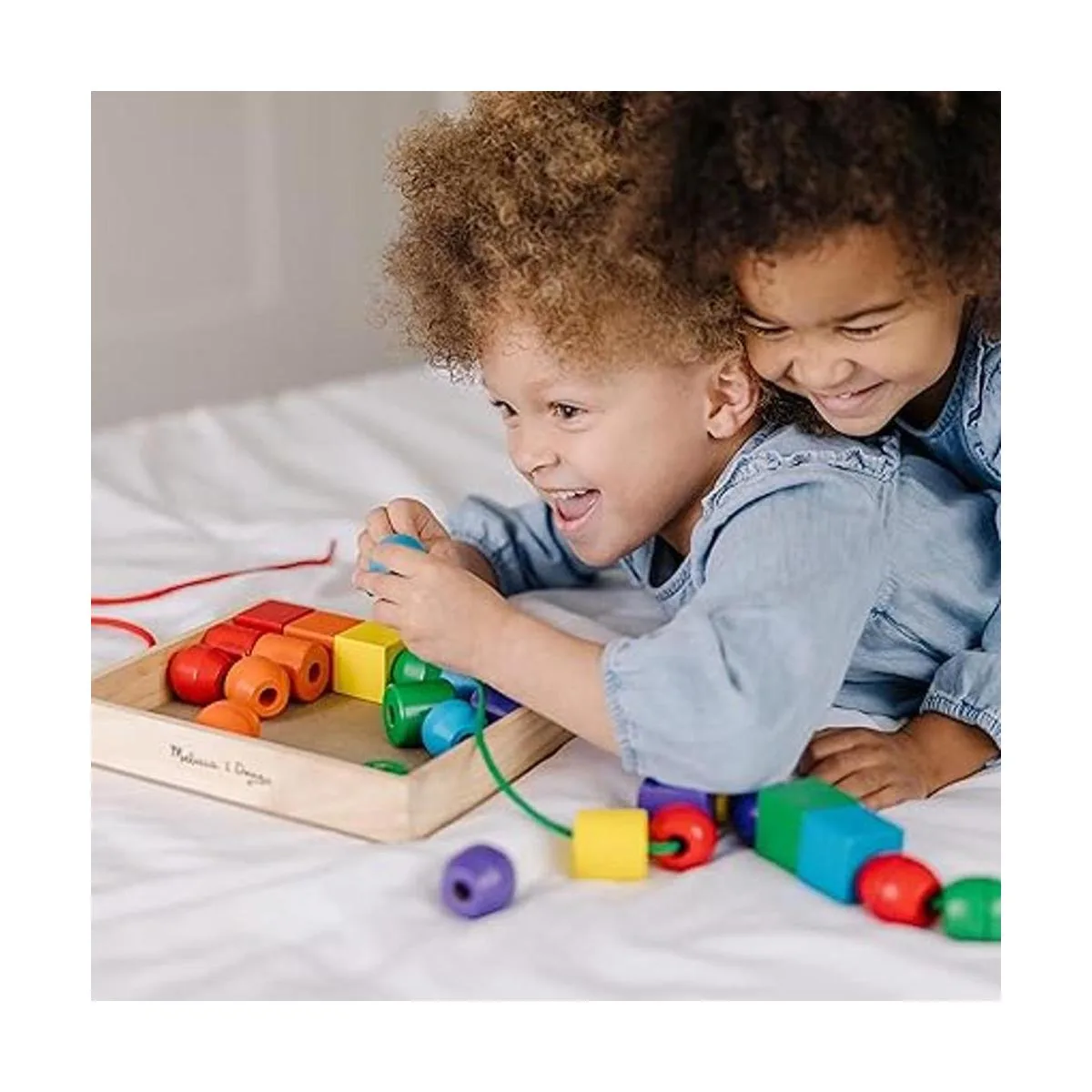 Set de cuentas Melissa Doug con 30 cuentas y 2 cordones_5