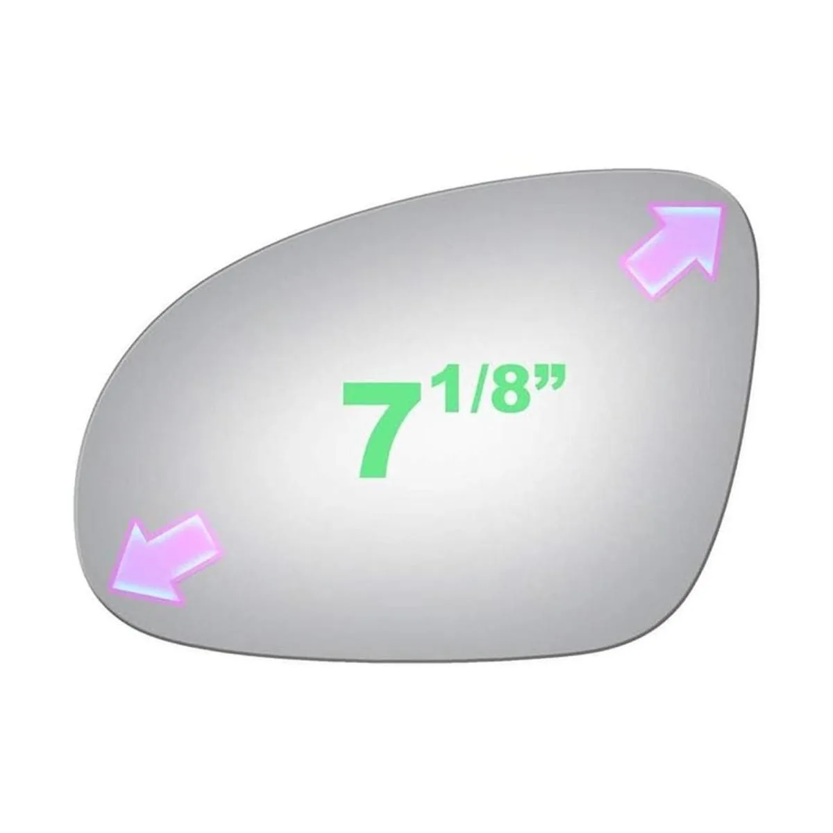 WLLW Cristal de espejo de repuesto para VW EOS GTI R32_2