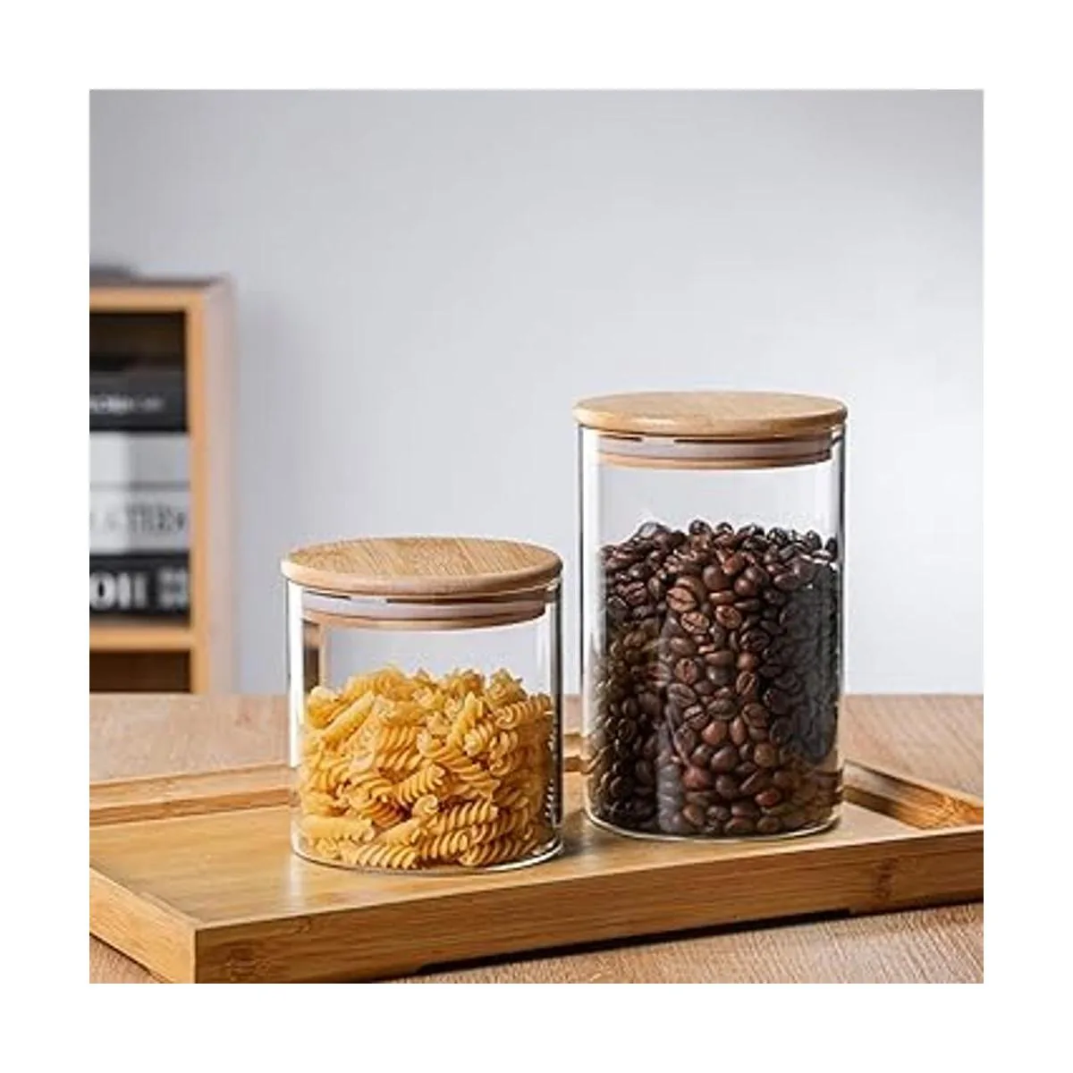 MOLFUJ Contenedor de almacenamiento de vidrio de 18.6 fl_7