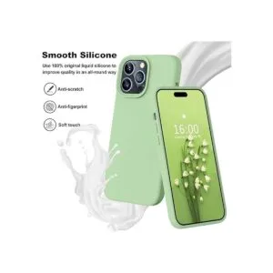 Ktele Compatible con iPhone 14 Pro Max funda de silicona_2