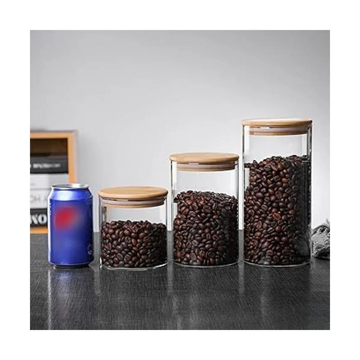 MOLFUJ Contenedor de almacenamiento de vidrio de 18.6 fl_4