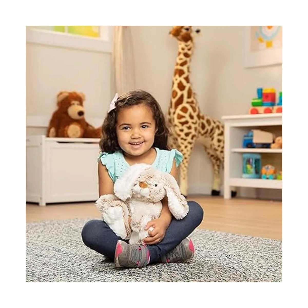 Conejo de madriguera de peluche 9 pulgadas de Melissa_6